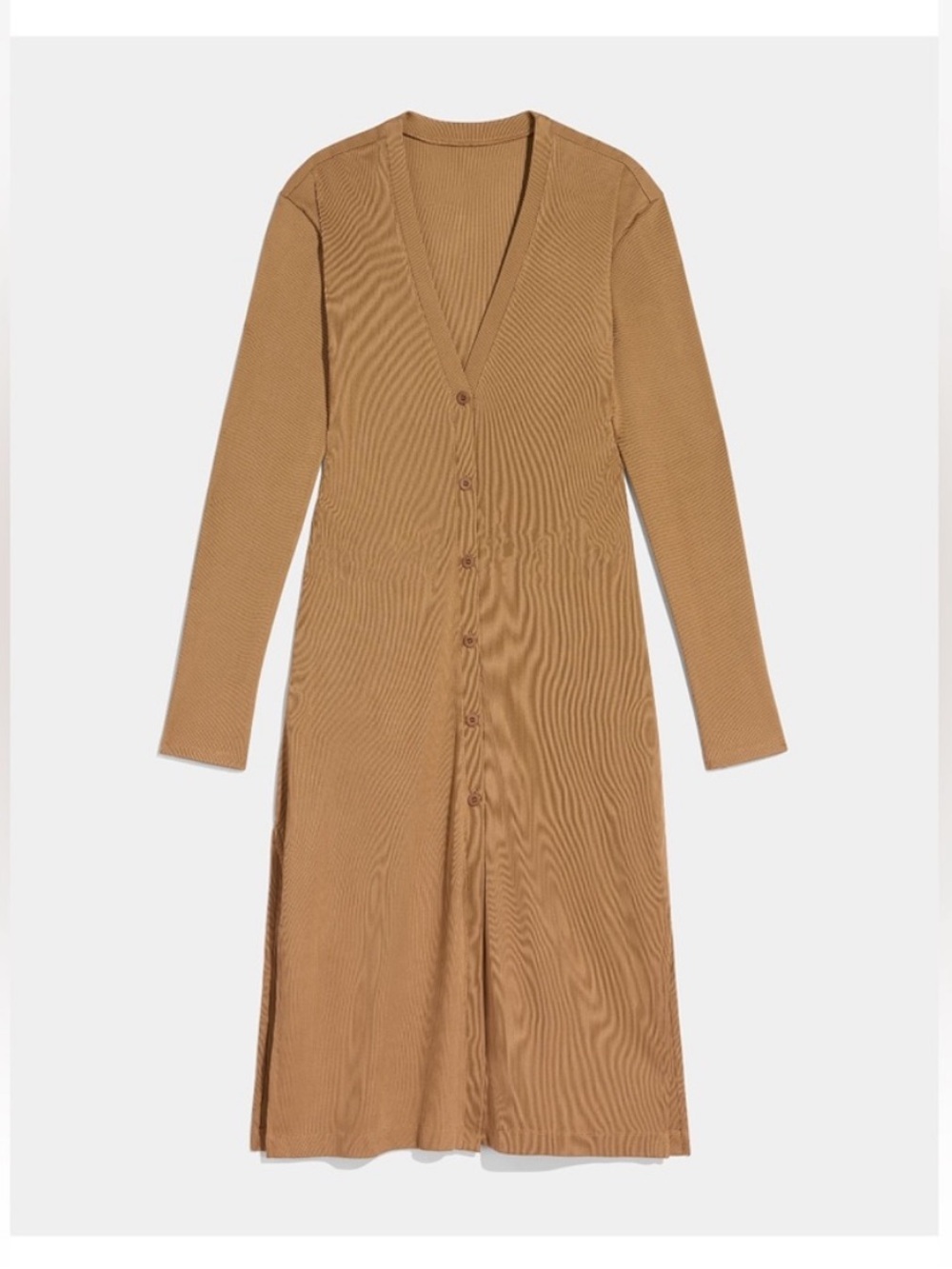 GSTQ Convertible Duster Dress camel size small
